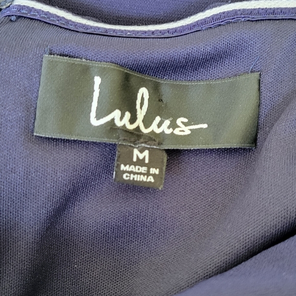 Lulus Lots of Love Navy Blue Strapless Midi Dress - Picture 5 of 7